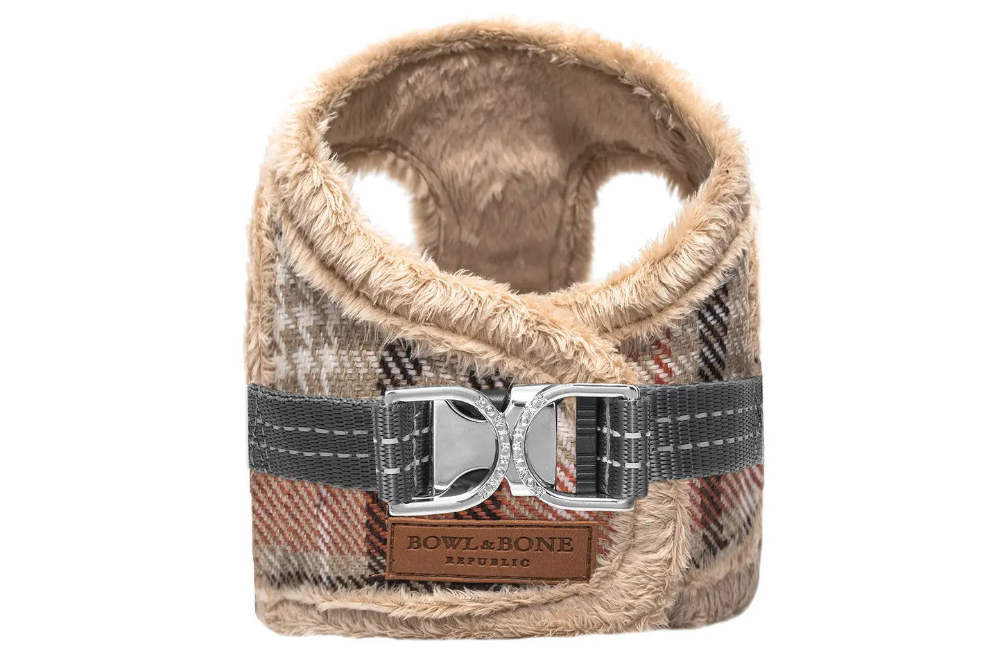dog harness LEAF orange - Bowl&Bone Republic US and Canada