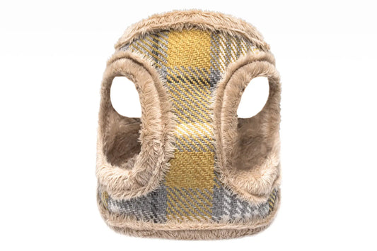 dog harness LEAF grey - Bowl&Bone Republic US and Canada