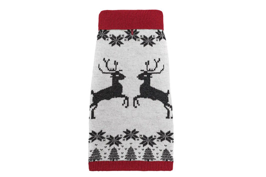 dog sweater REINDEER - Bowl&Bone Republic US and Canada