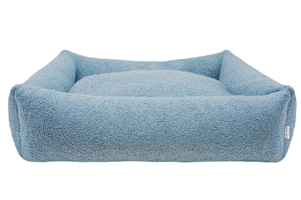 calming dog bed HARMONY blue