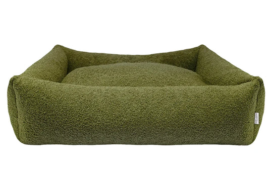 calming dog bed HARMONY green