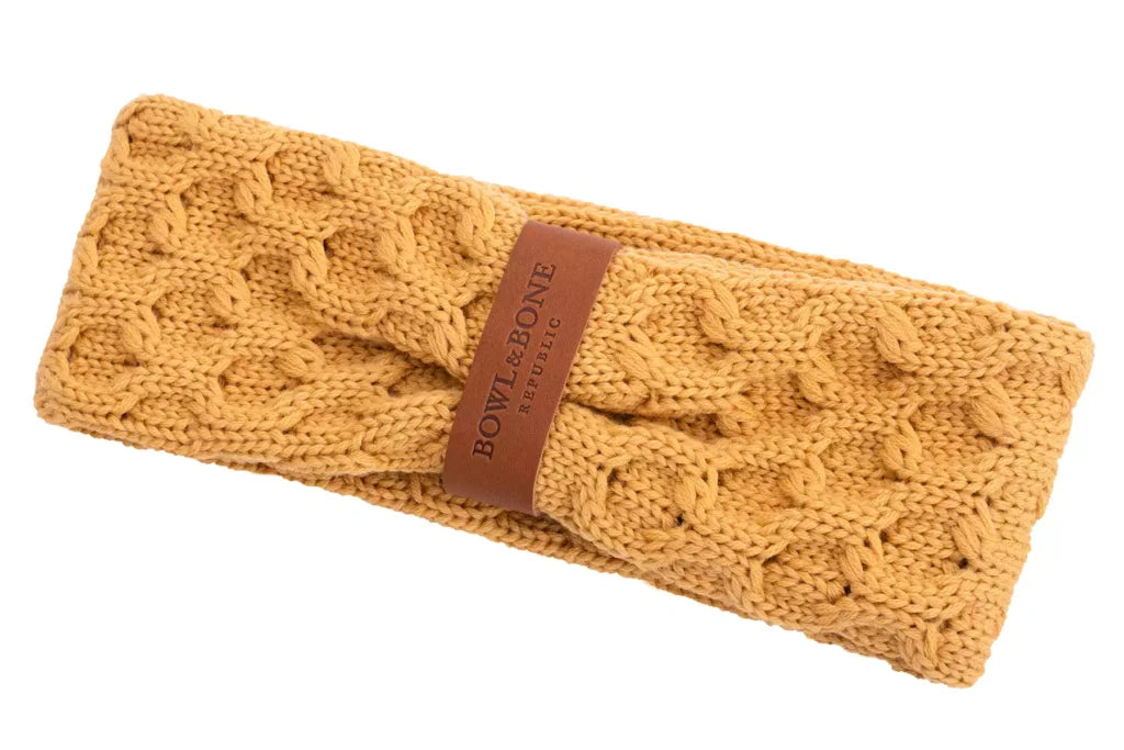 dog neck warmer JOY mustard