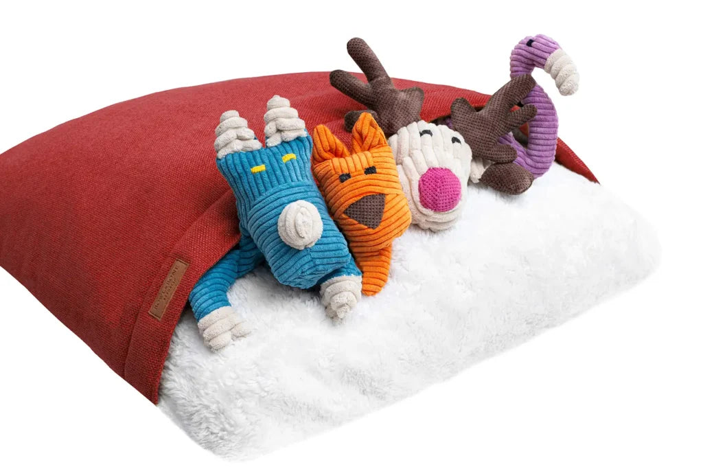 dog sleeping bag BLISS red
