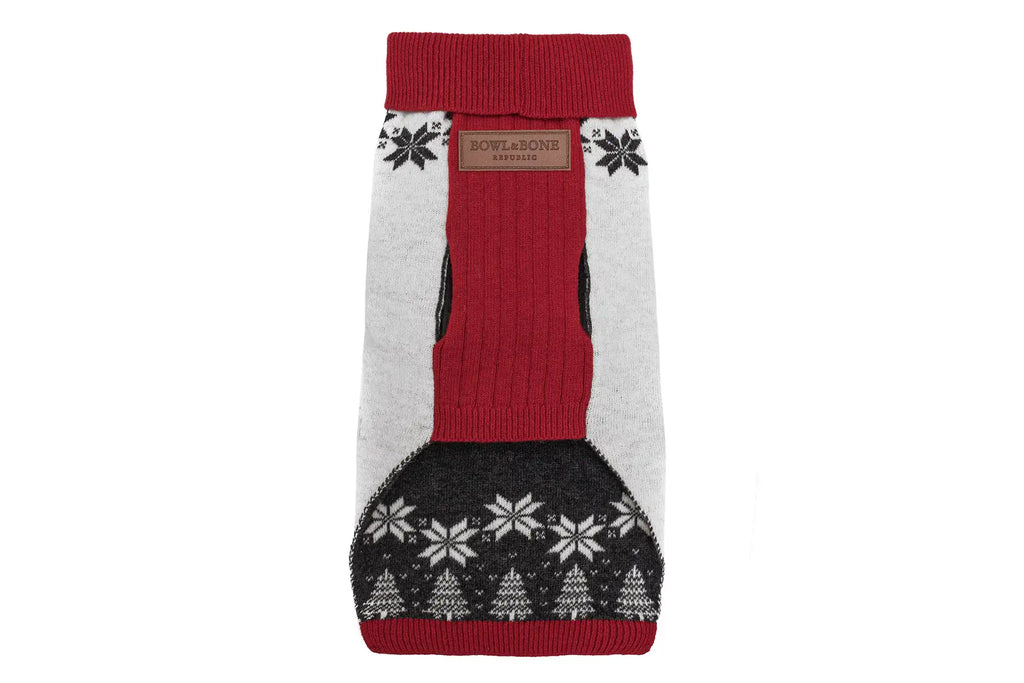 dog sweater REINDEER - Bowl&Bone Republic US and Canada