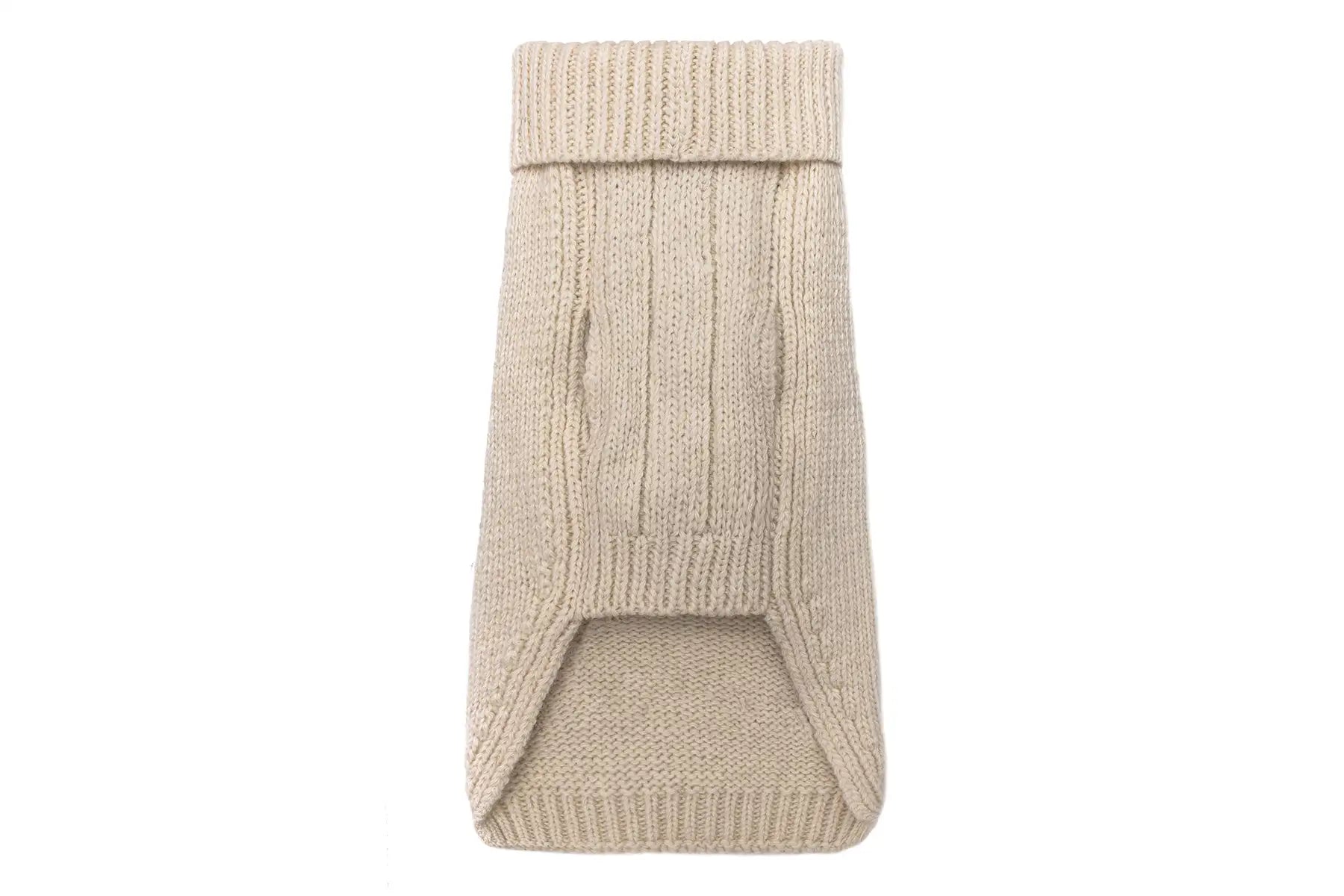 dog sweater SNOWFLAKE cream - Bowl&Bone Republic US and Canada