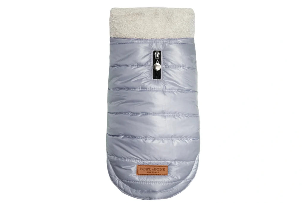 dog winter jacket BLIZZARD gray