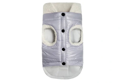 dog winter jacket BLIZZARD gray