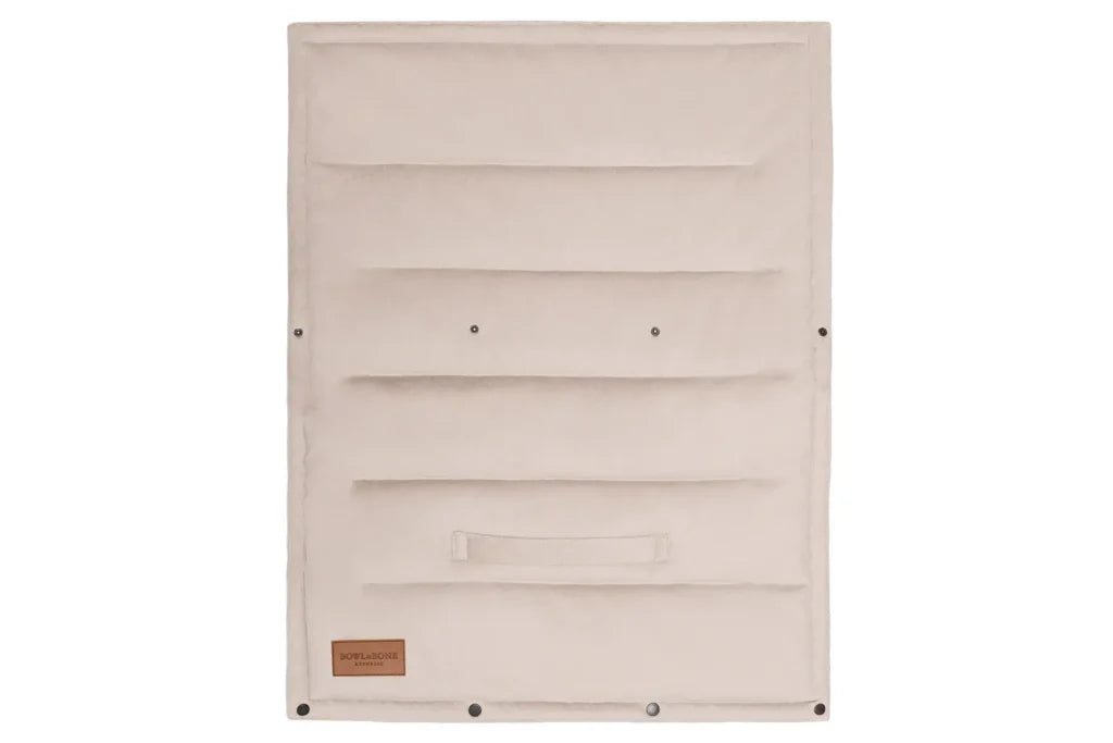 travel dog mat CLASSIC cream - Bowl&Bone Republic US and Canada