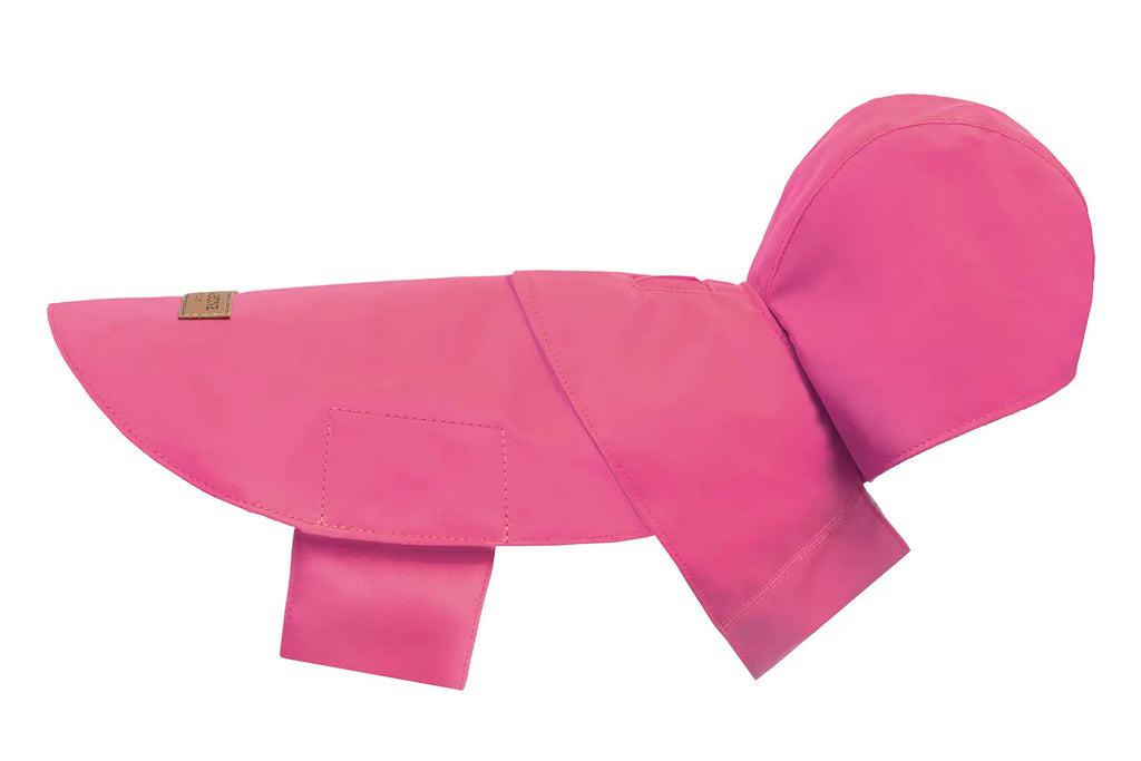 dog raincoat STORM pink - Bowl&Bone Republic US and Canada