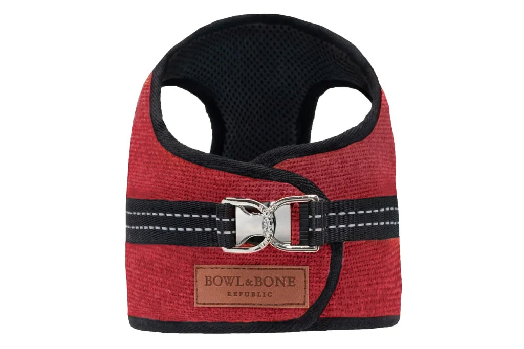 dog harness BLISS red