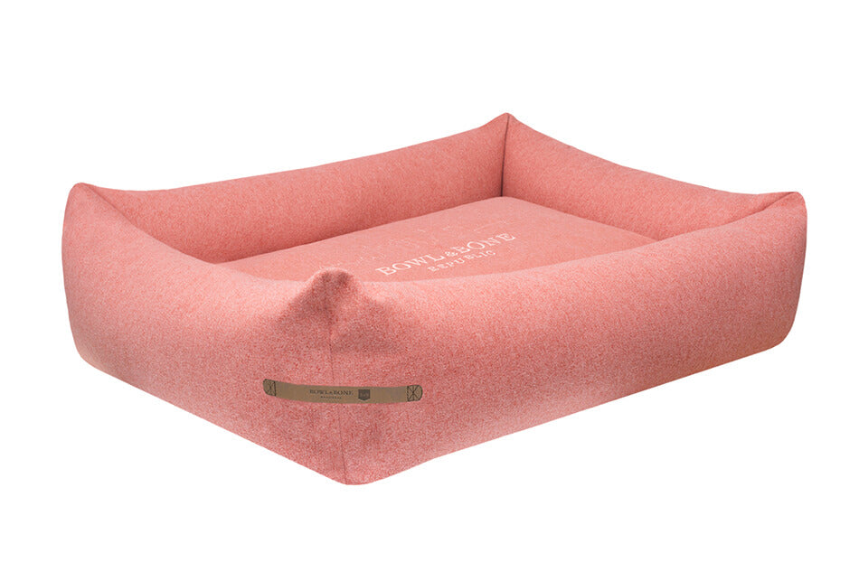 A dog bed by Bowl&Bone Republic on a white background.