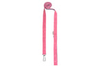 A Bowlandbone dog harness BLOOM pink on a white background.