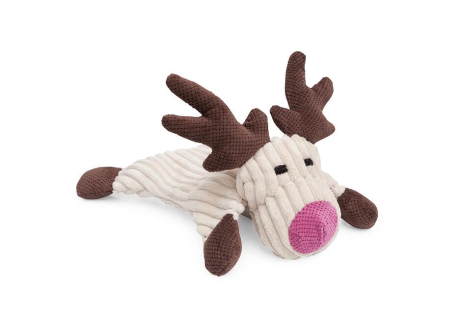 A TOFFI dog toy from Bowl&Bone Republic lying on a white surface.