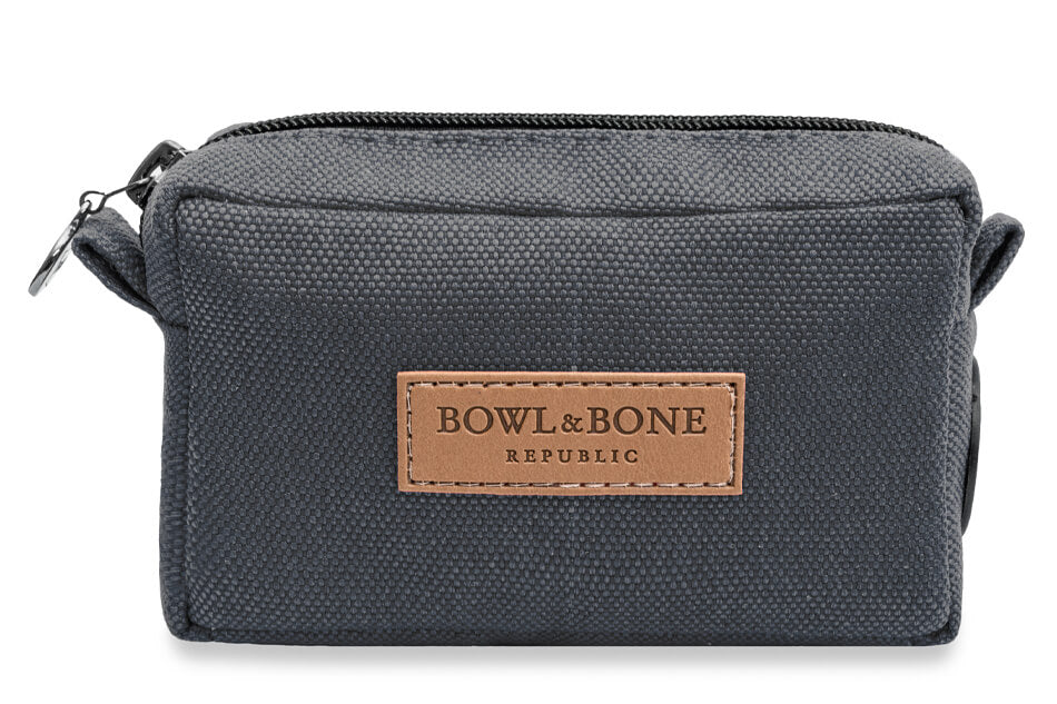 Bowlandbone dog treat bag MIDI graphite - Bowl&Bone Republic.