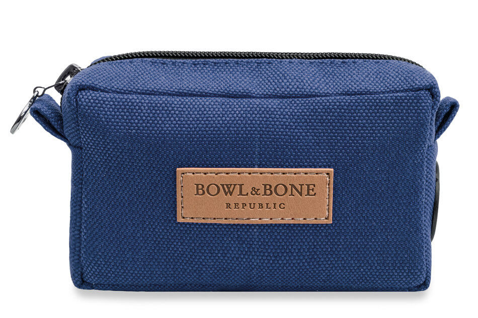Bowlandbone dog treat bag MIDI navy from Bowl&Bone Republic.